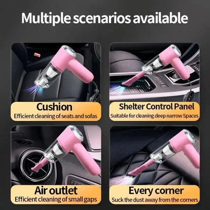 Car Vacuum Cleaner, 12V Car Plug Vacuum Cleaner, Multifunctional Handheld Car Vacuum Cleaner