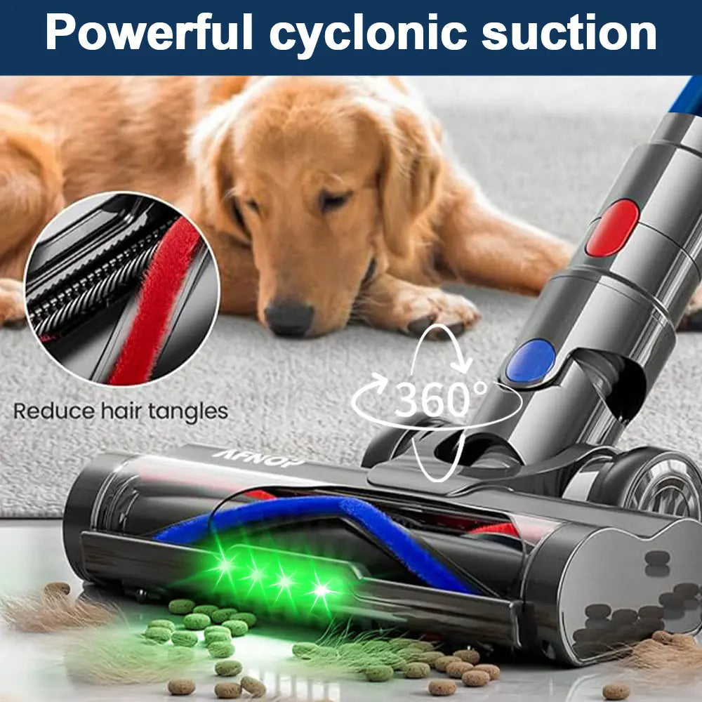 Vacuum Cleaners for Home Cordless, Rechargeable Powerful Handheld Vacuum Cleaner, Detachable Battery, LED Brush, Vacuum Cleaners for Home, Handheld Vacuum for Pet Hair/Carpet/Floor