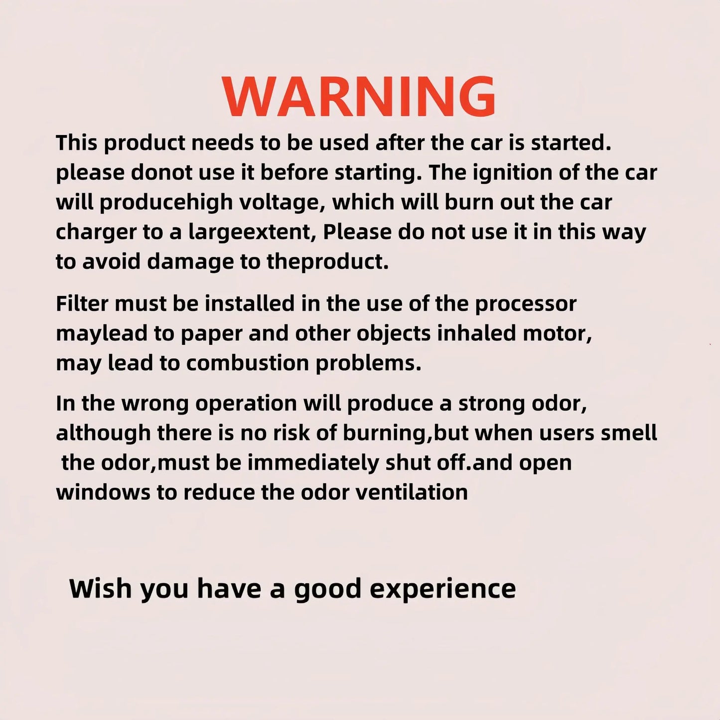 Car Vacuum Cleaner, 12V Car Plug Vacuum Cleaner, Multifunctional Handheld Car Vacuum Cleaner