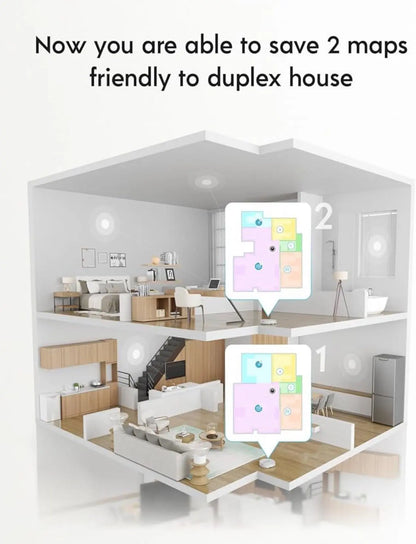 Yeedi Cube YDAX11 2-In-1 Robot Vacuum & Mop with 4300 Pa Suction Self-Cleaning Dock Smart Mapping App Control Alexa Google Compatible